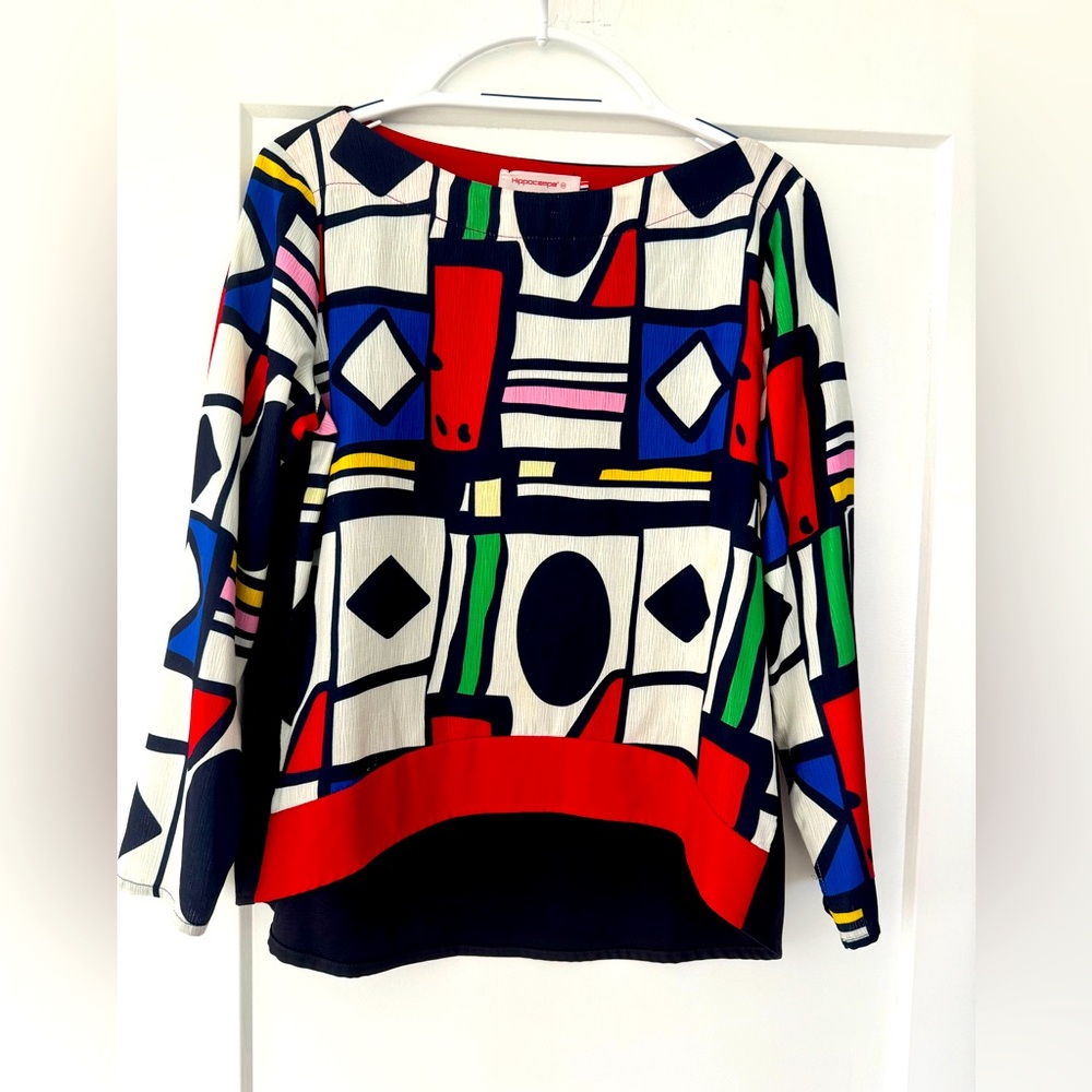 HIPPOCAMPE Made in France high-low top. EU SIZE 40. Size M, relaxed fit. New